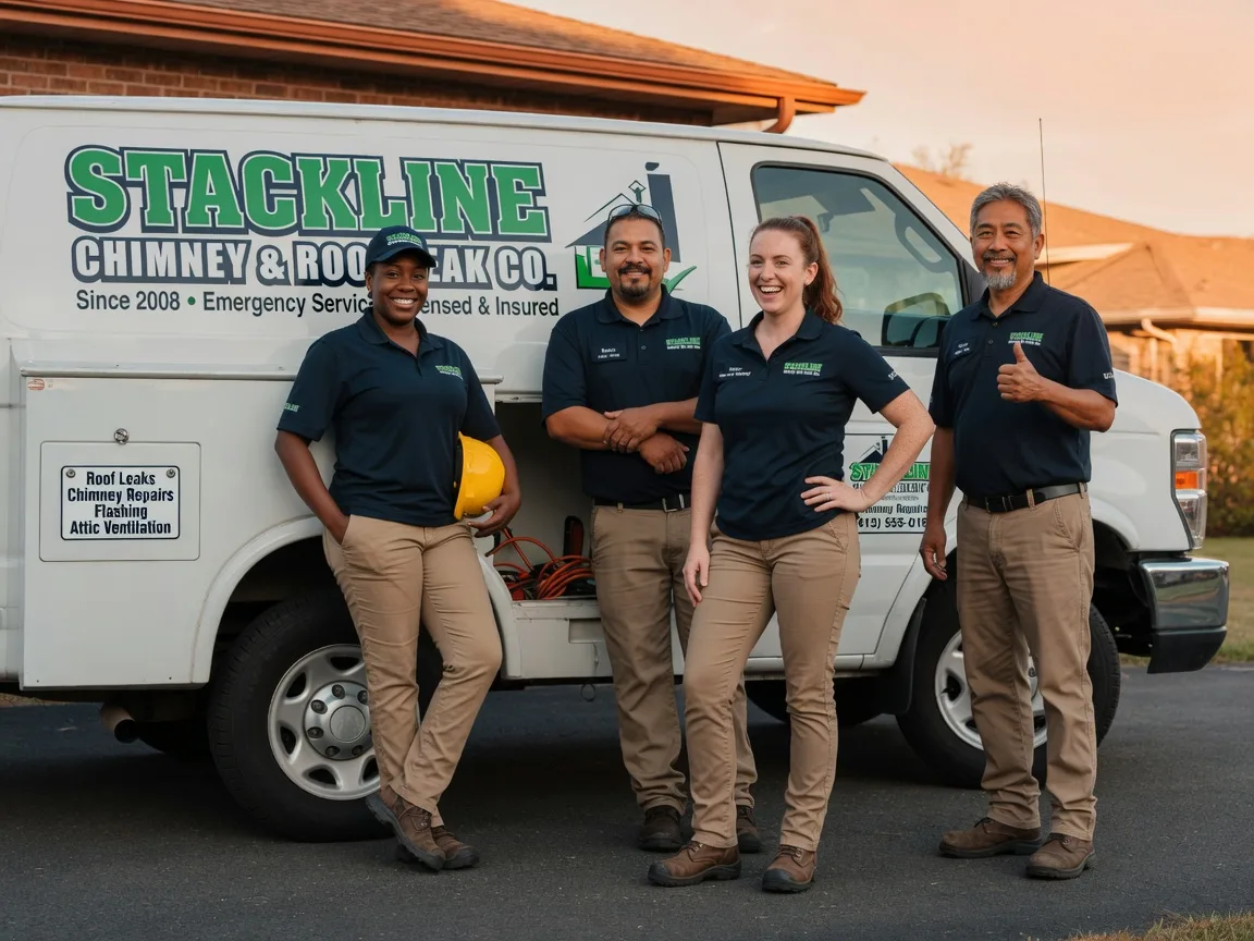Chimney flashing repair company in Newport, NC